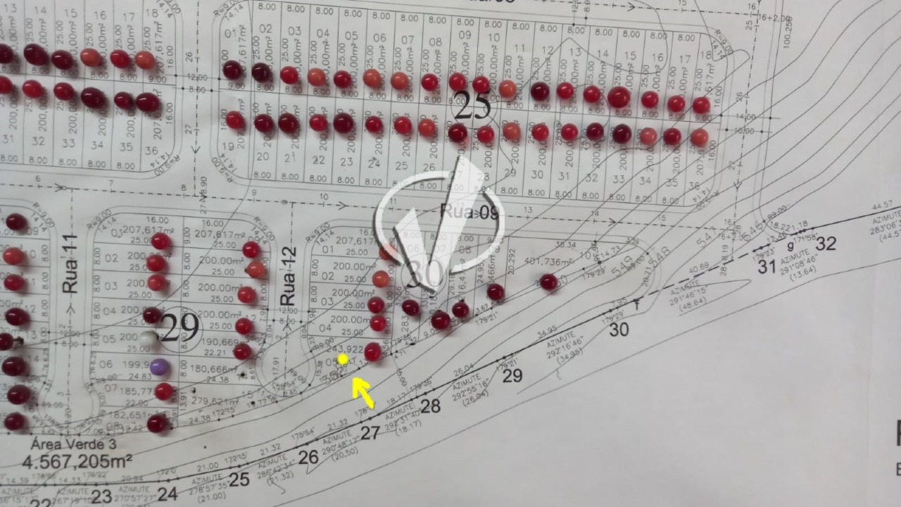 Lote à venda no Residencial Parque das Palmeiras: 