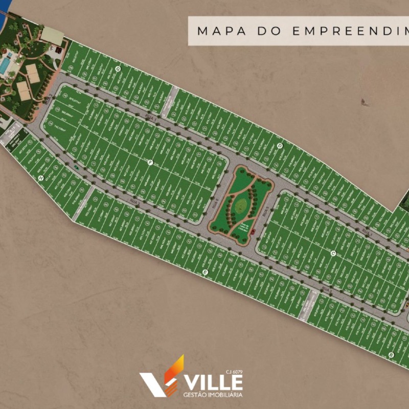 Lote em condomínio à venda no Condomínio Portal do Lago II: 