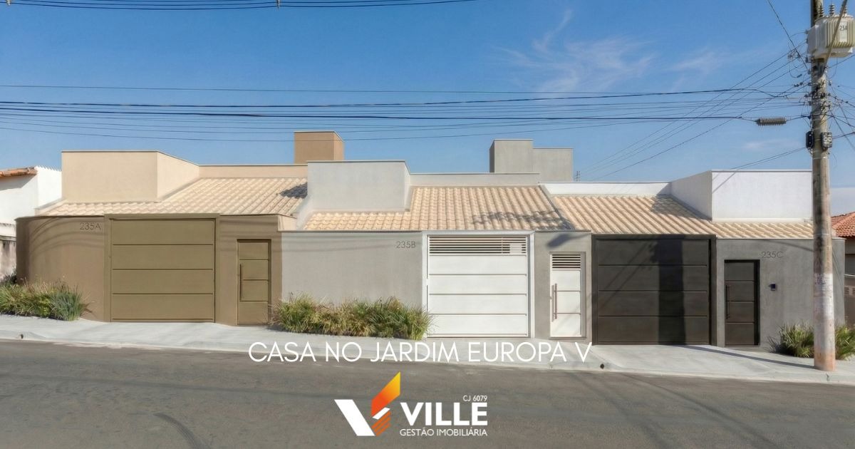 Casa à venda no Jardim Europa V: 