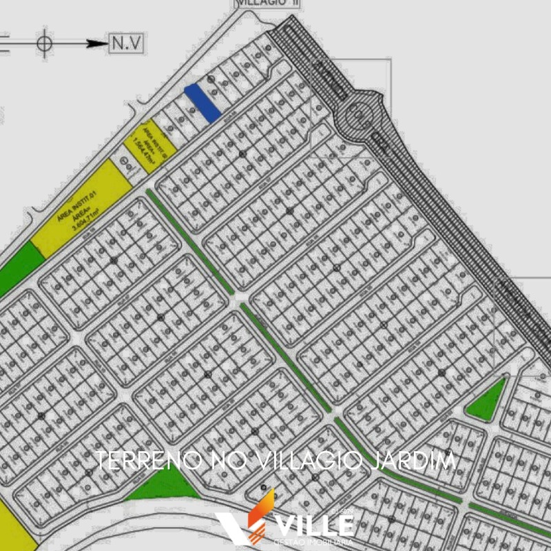 Lote em condomínio à venda no Condomínio Villagio Jardim: 