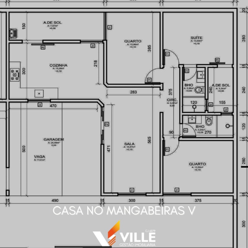 Casa à venda no Mangabeiras V : 