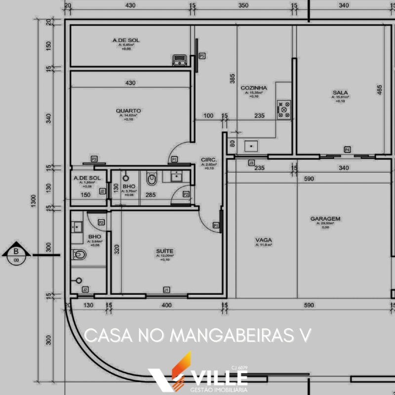 Casa à venda no Mangabeiras V : 