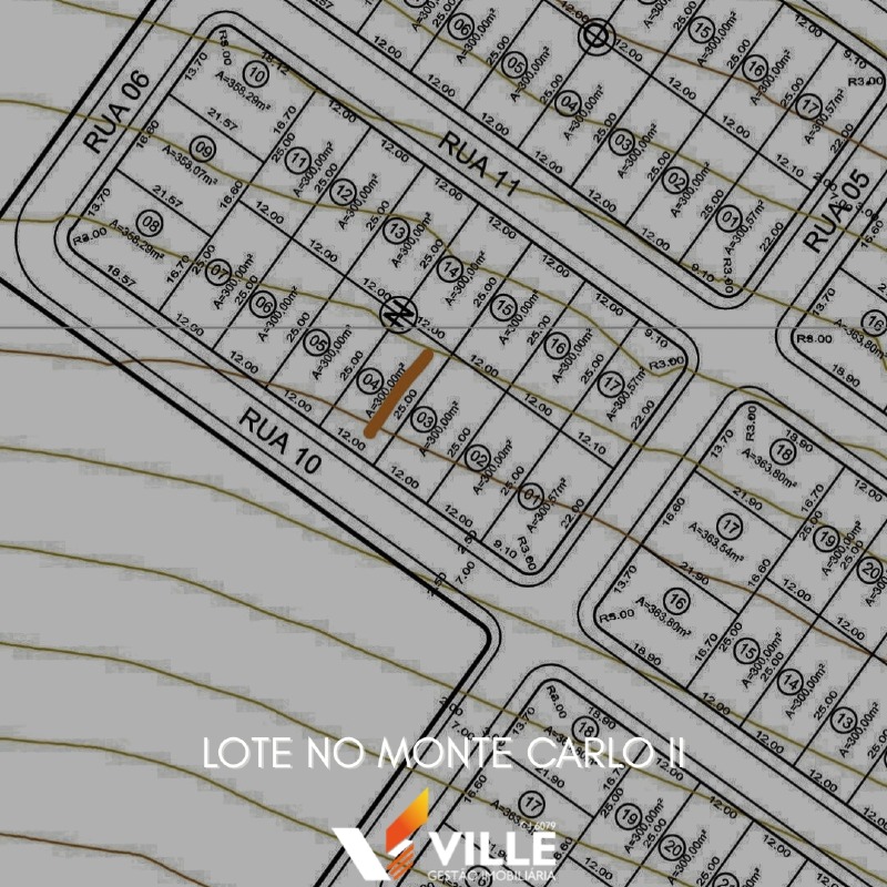 Lote à venda no Monte Carlo II : 