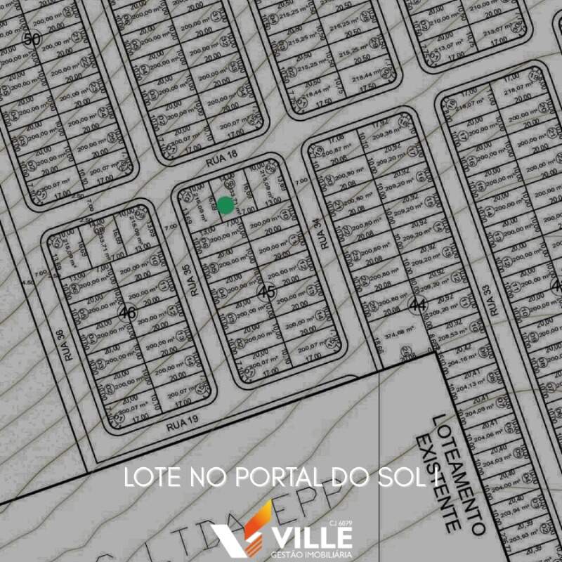 Lote à venda no Portal do Sol: 