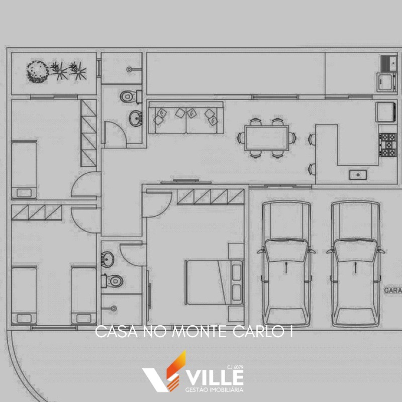 Casa à venda no Monte Carlo I: 