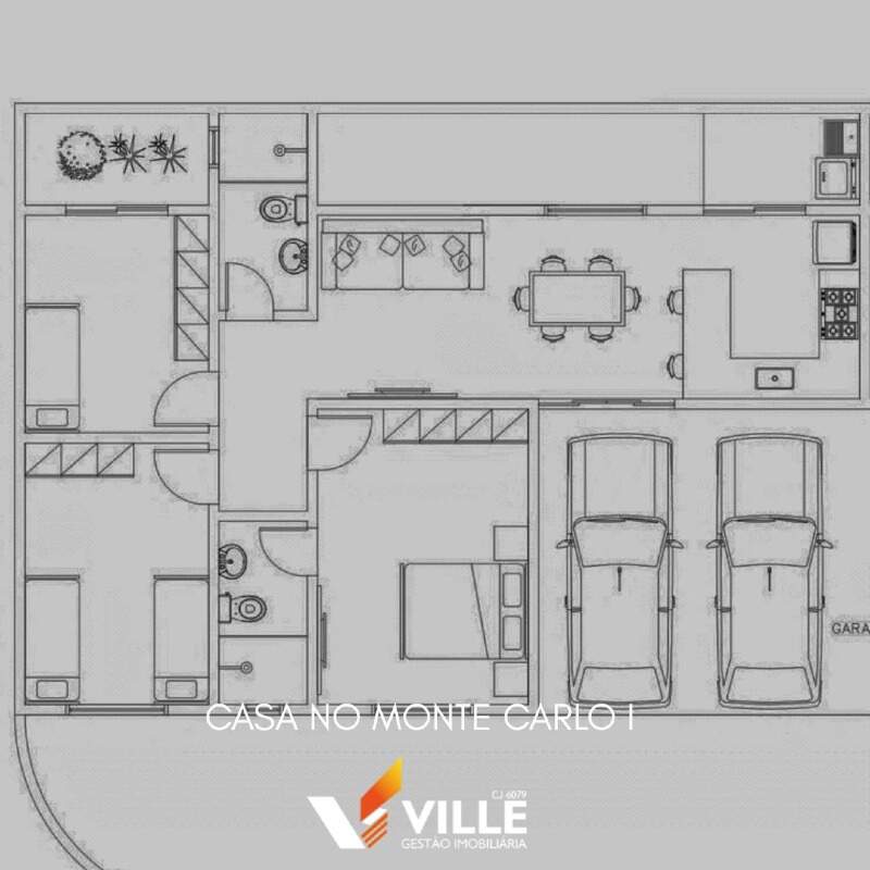 Casa à venda no Monte Carlo I: 