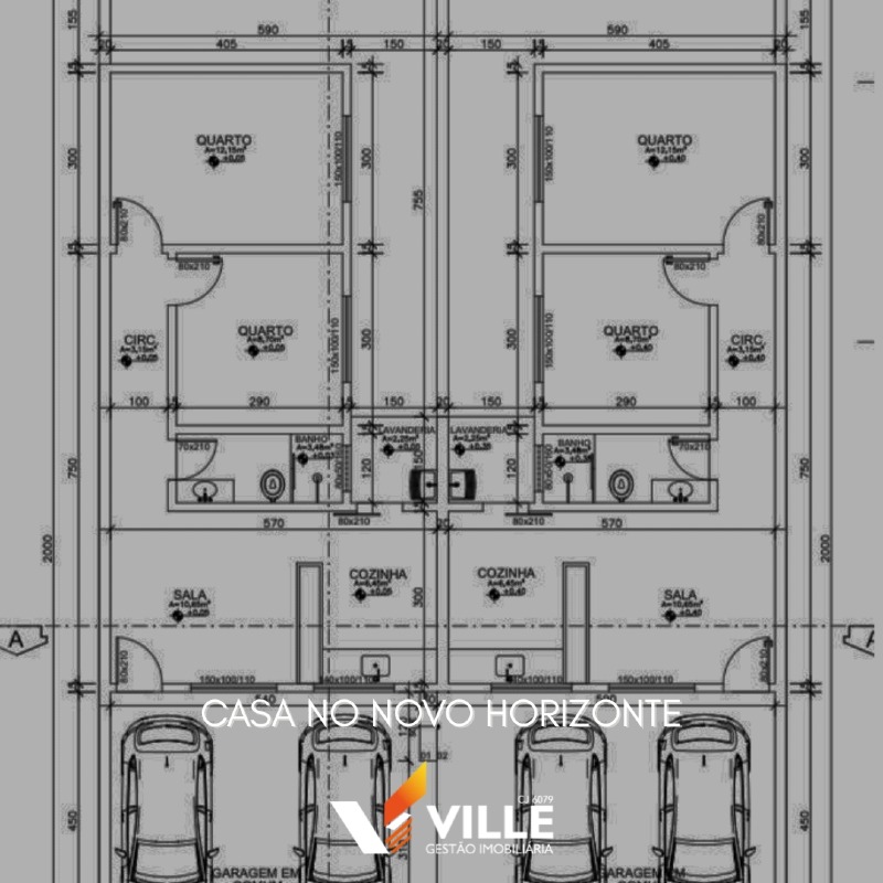 Casa à venda no Novo Horizonte: 