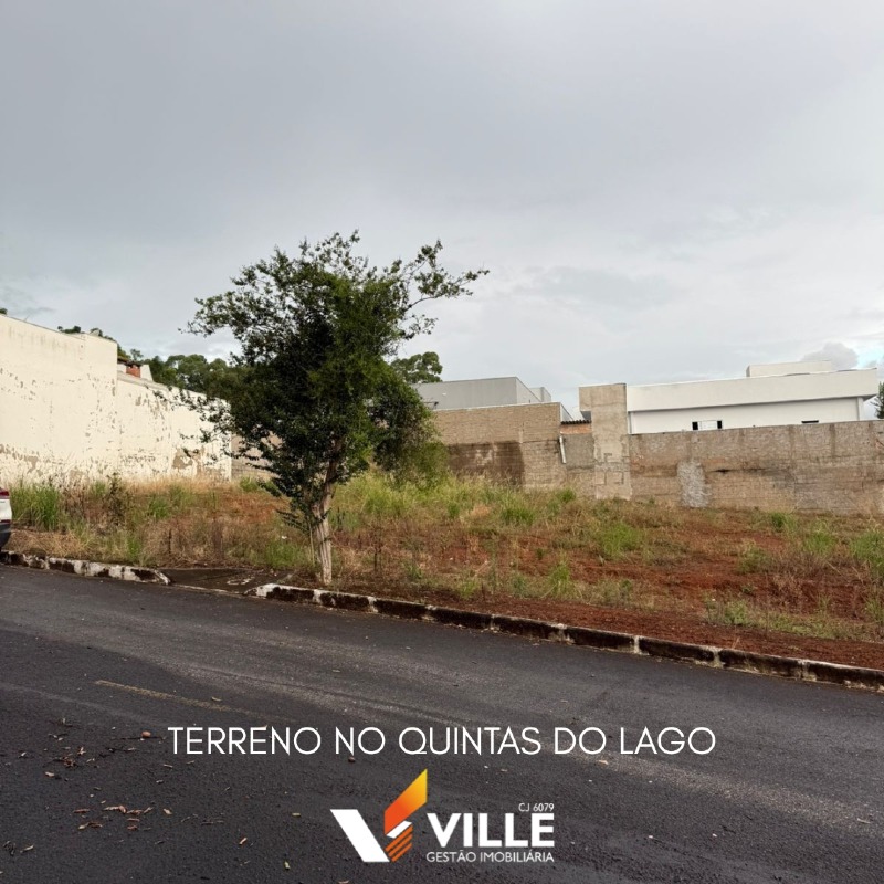 Lote em condomínio à venda no Condomínio Quintas do Lago: 