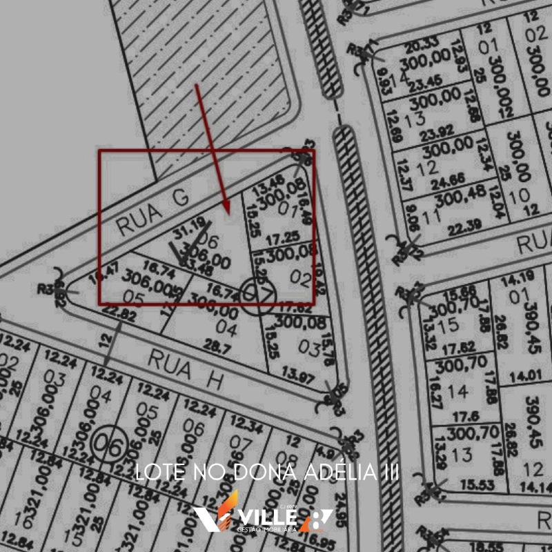 Lote à venda no Loteamento Residencial Dona Adélia III: 