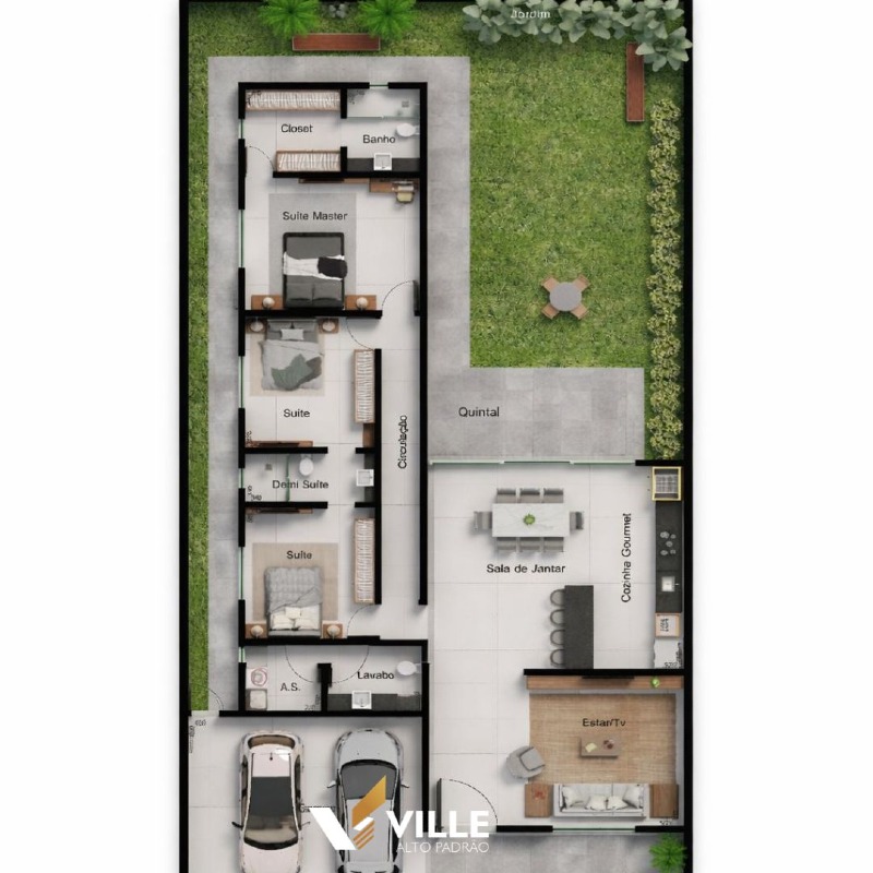 Casa à venda no Condomínio Villagio Park: 