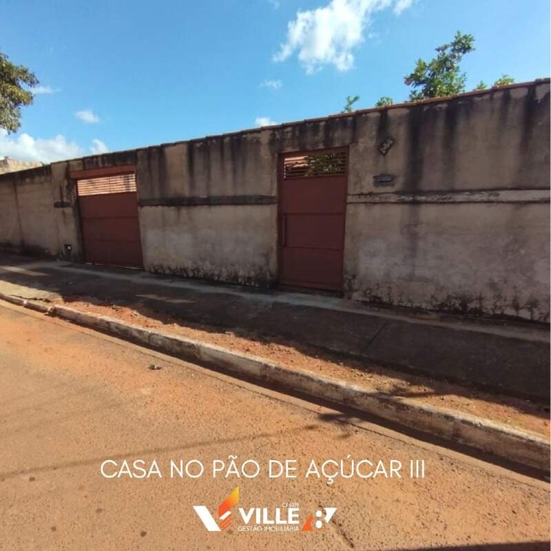 Casa à venda no Pão de Açúcar III: 