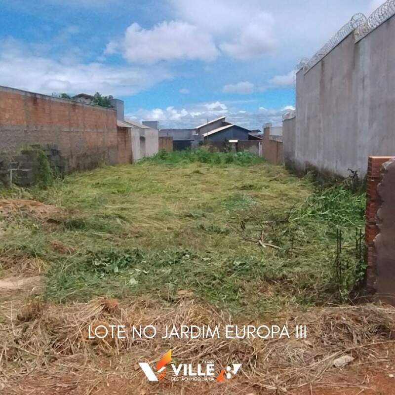 Lote à venda no Jardim Europa III: 