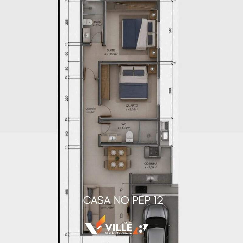 Casa à venda no Pep 12: 