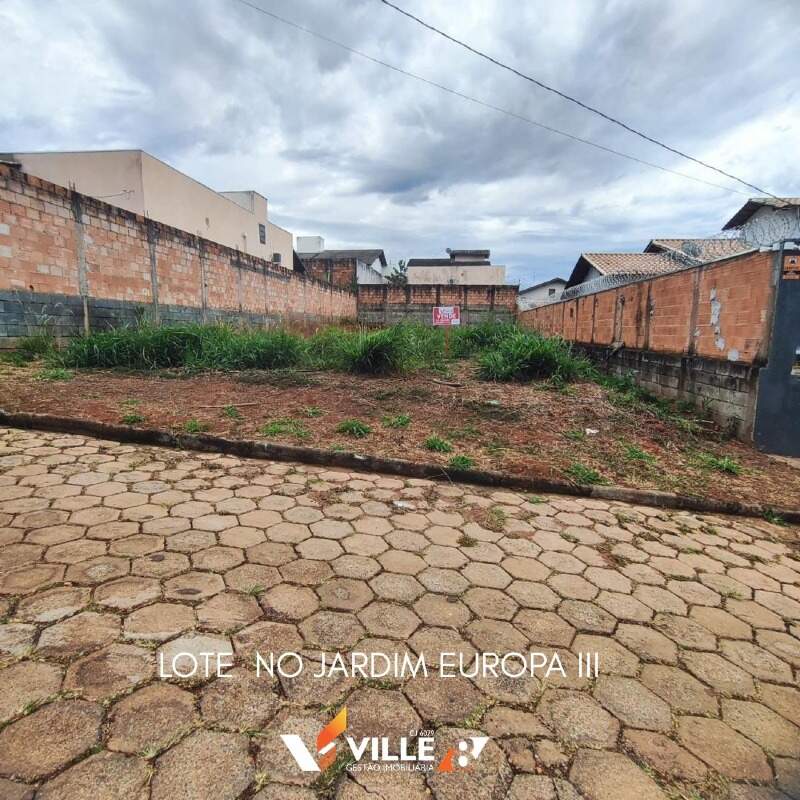 Lote à venda no Jardim Europa III: 