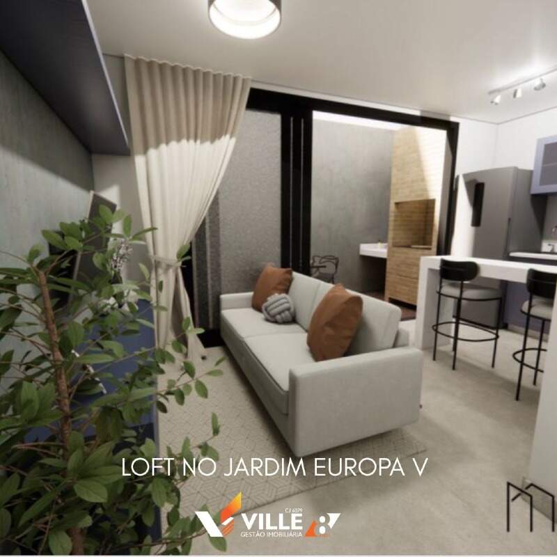 Flat à venda no Jardim Europa V: 