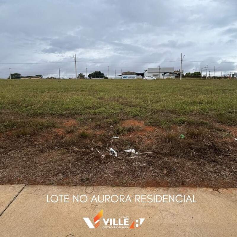 Lote à venda no Residencial Aurora : 