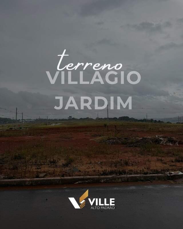 Lote em condomínio à venda no Condomínio Villagio Jardim: 