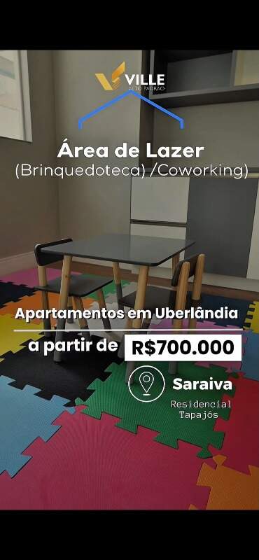 Apartamento à venda no Saraiva: 