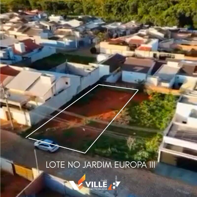 Lote à venda no Jardim Europa III: 