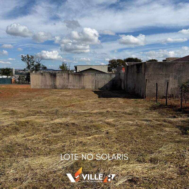 Lote à venda no Residencial Solaris: 