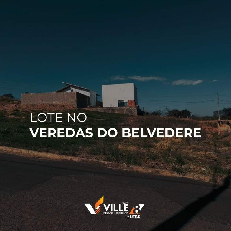 Lote à venda no Veredas do Belvedere: 