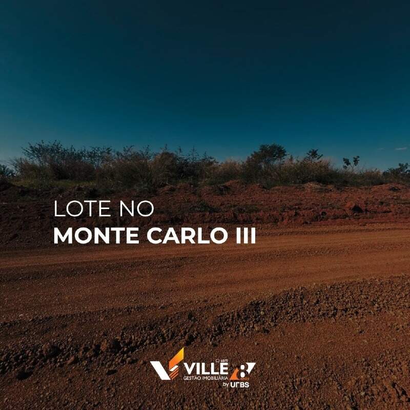 Lote à venda no Monte Carlo III: 