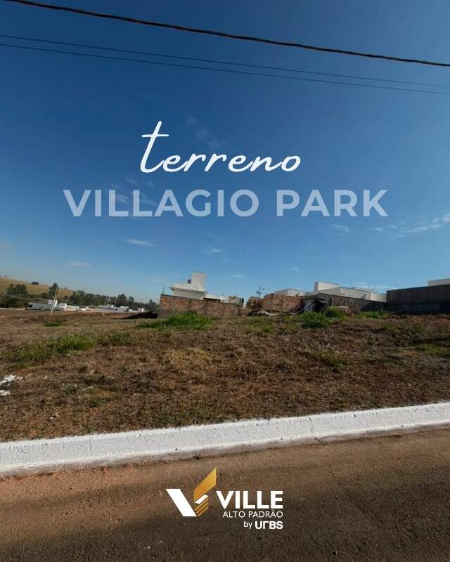 Lote em condomínio à venda no Condomínio Villagio Park: 