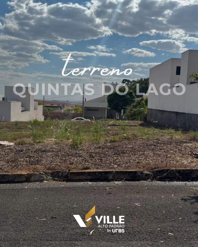 Lote em condomínio à venda no Condomínio Quintas do Lago: 