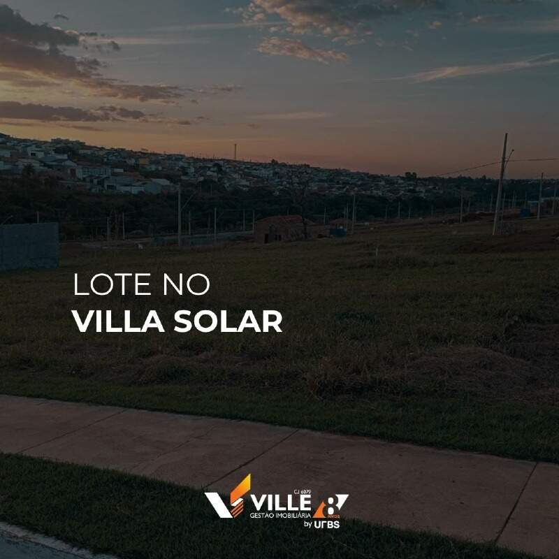 Lote à venda no Villa Solar : 