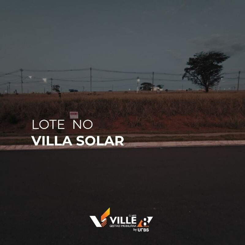 Lote à venda no Villa Solar : 