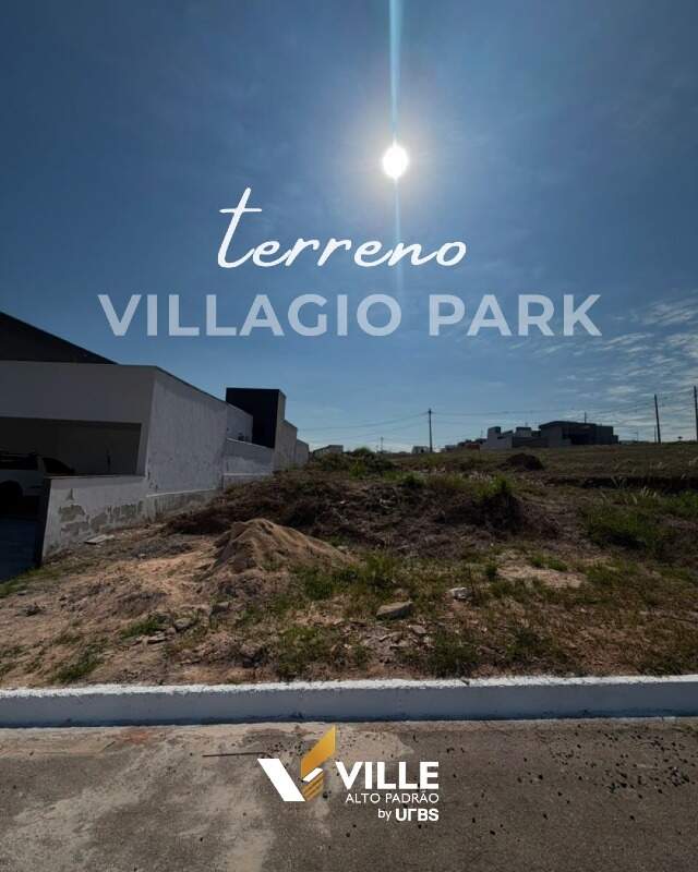Lote em condomínio à venda no Condomínio Villagio Park: 