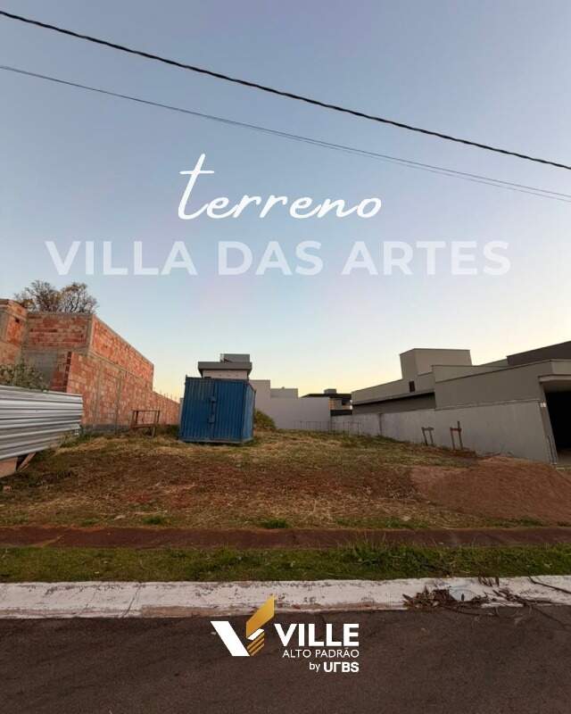 Lote em condomínio à venda no Condomínio Villa das Artes: 