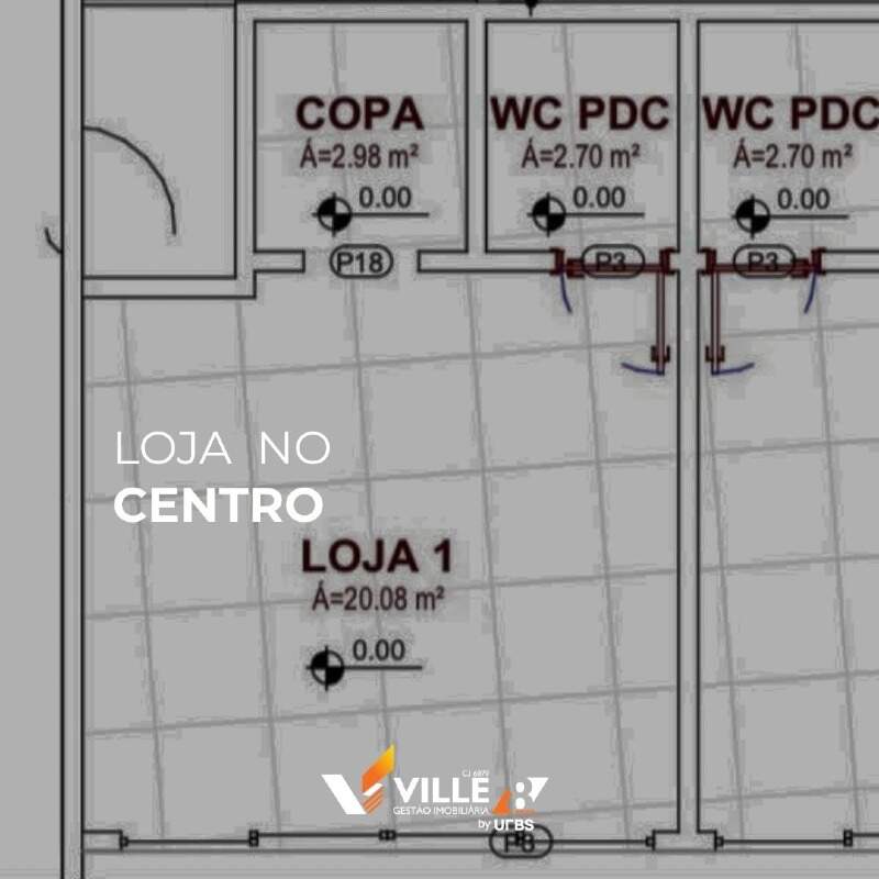 Loja à venda no Centro: 