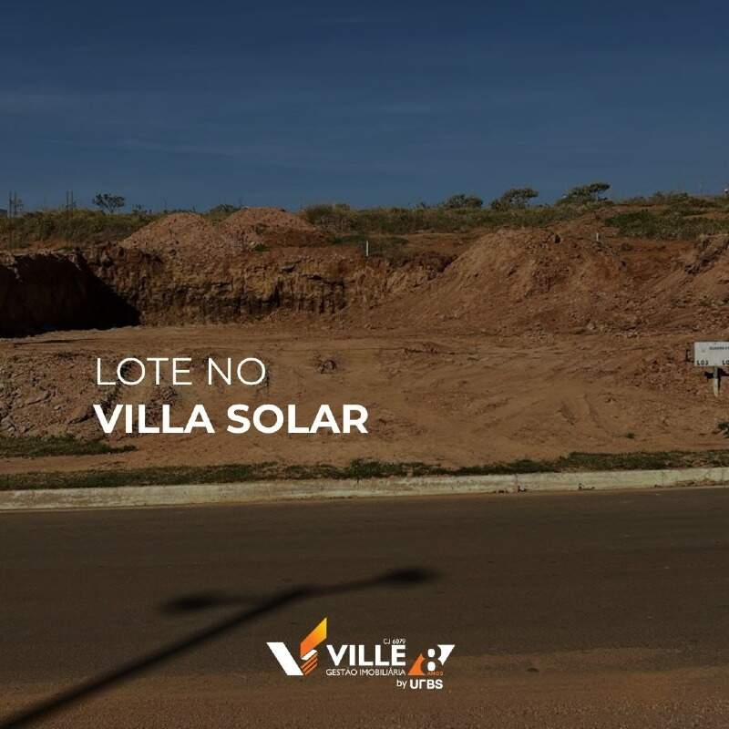 Lote à venda no Villa Solar : 