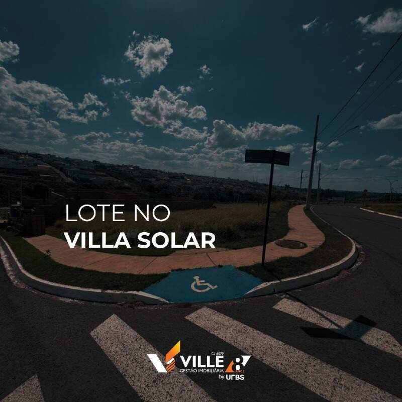 Lote à venda no Villa Solar : 