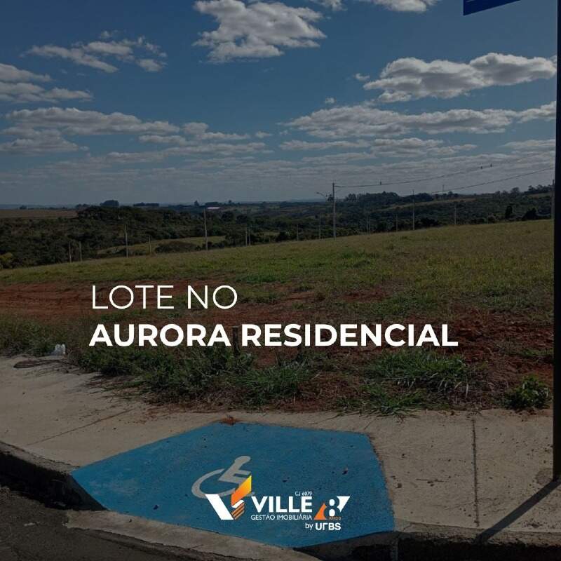 Lote à venda no Residencial Aurora : 