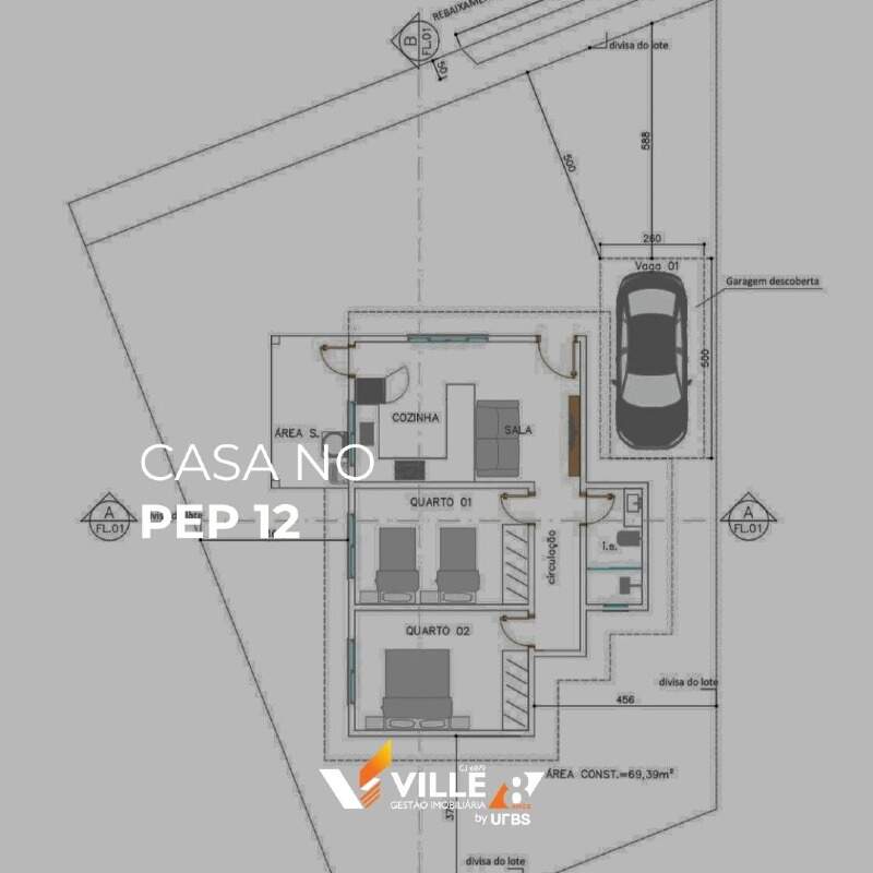 Casa à venda no Pep 12: 