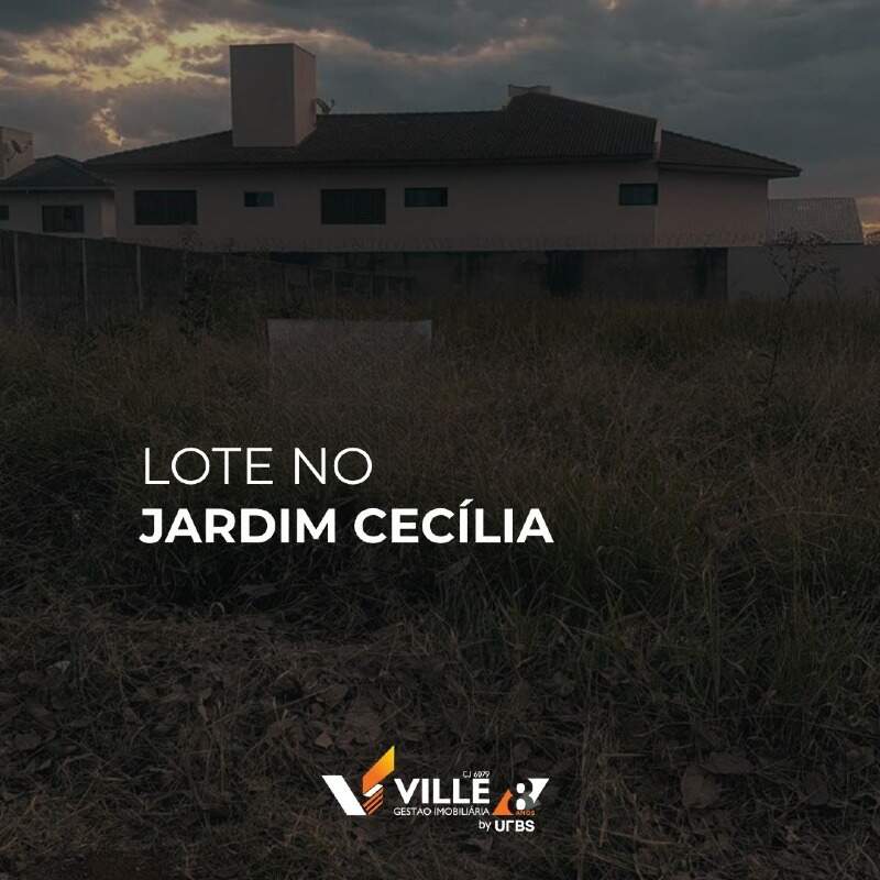 Lote à venda no Jardim Cecilia: 