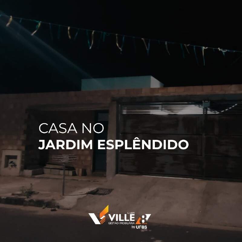Casa à venda no Jardim Esplendido : 