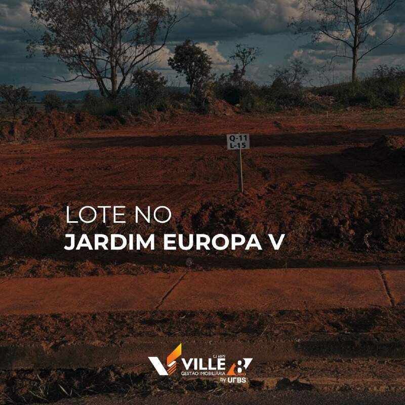 Lote à venda no Jardim Europa V: 