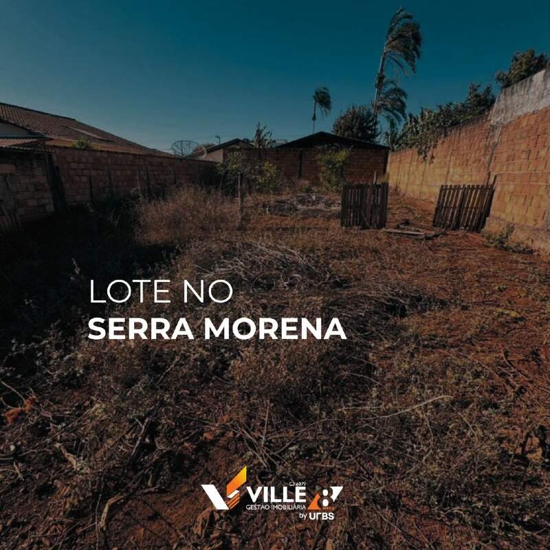 Lote à venda no Serra Morena: 
