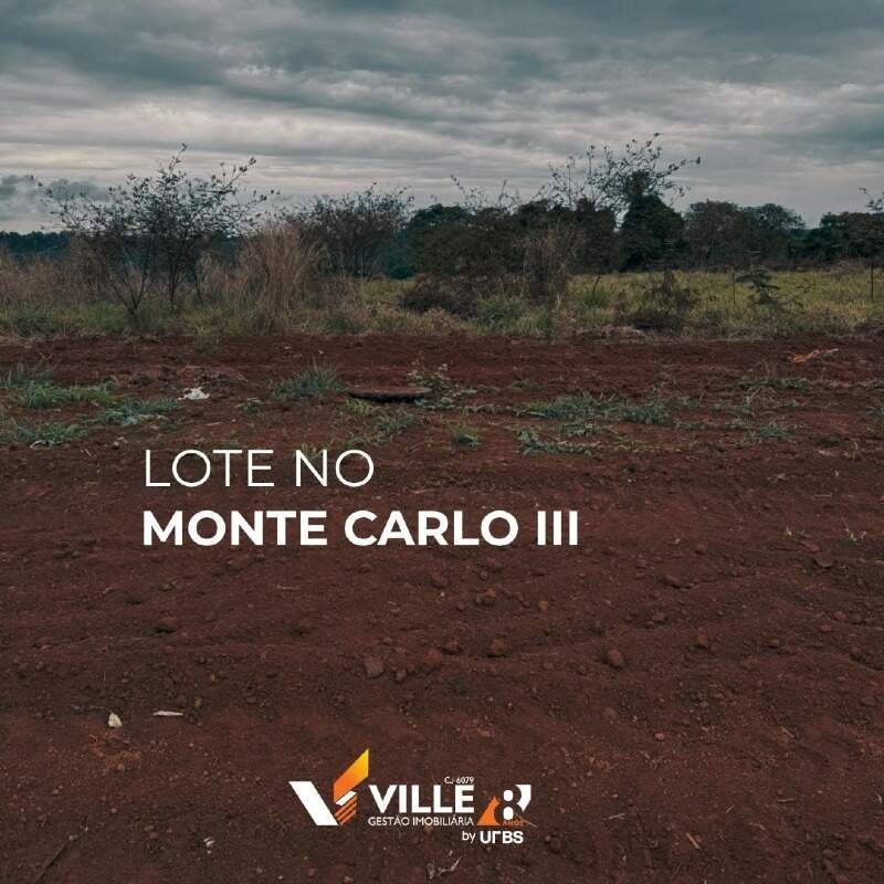 Lote à venda no Monte Carlo III: 