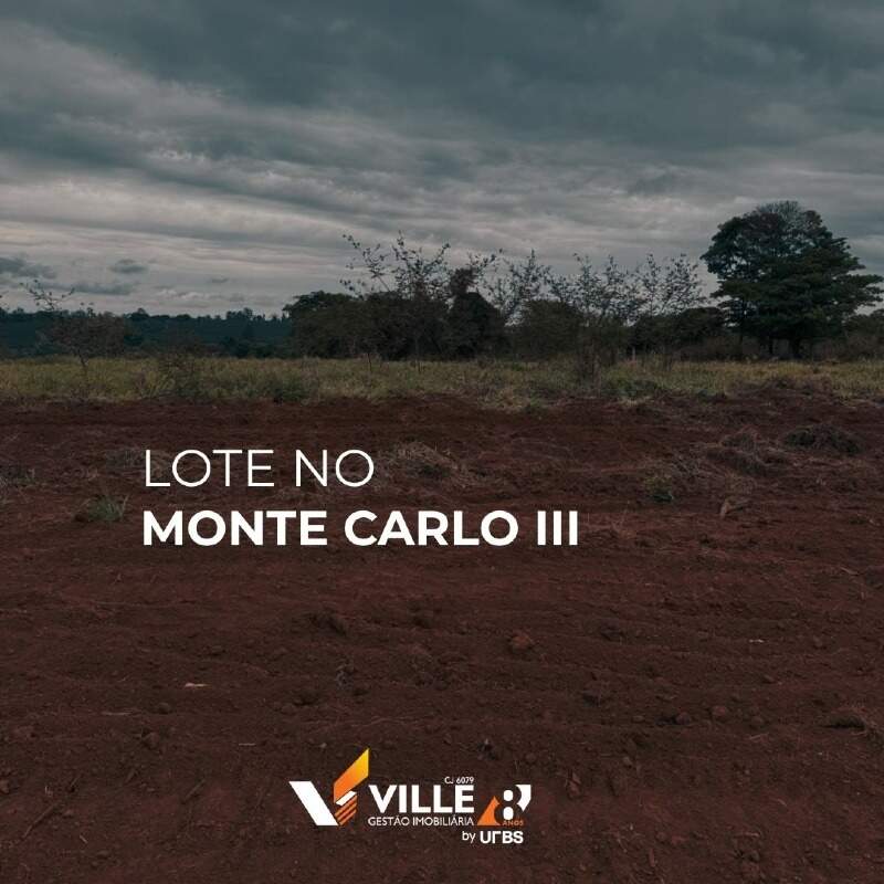 Lote à venda no Monte Carlo III: 
