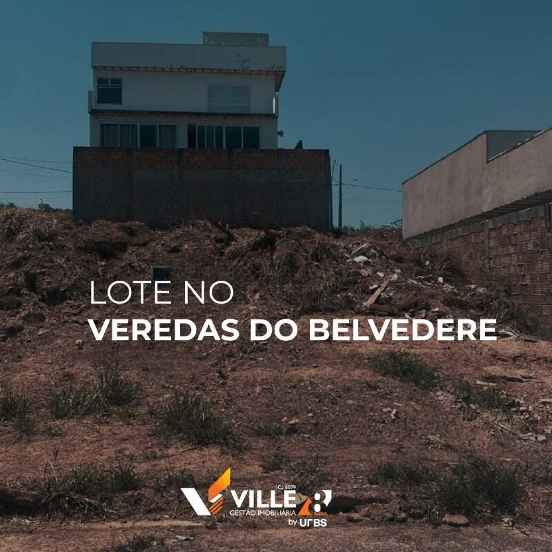 Lote à venda no Veredas do Belvedere: 