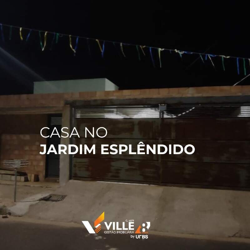 Casa à venda no Jardim Esplendido : 