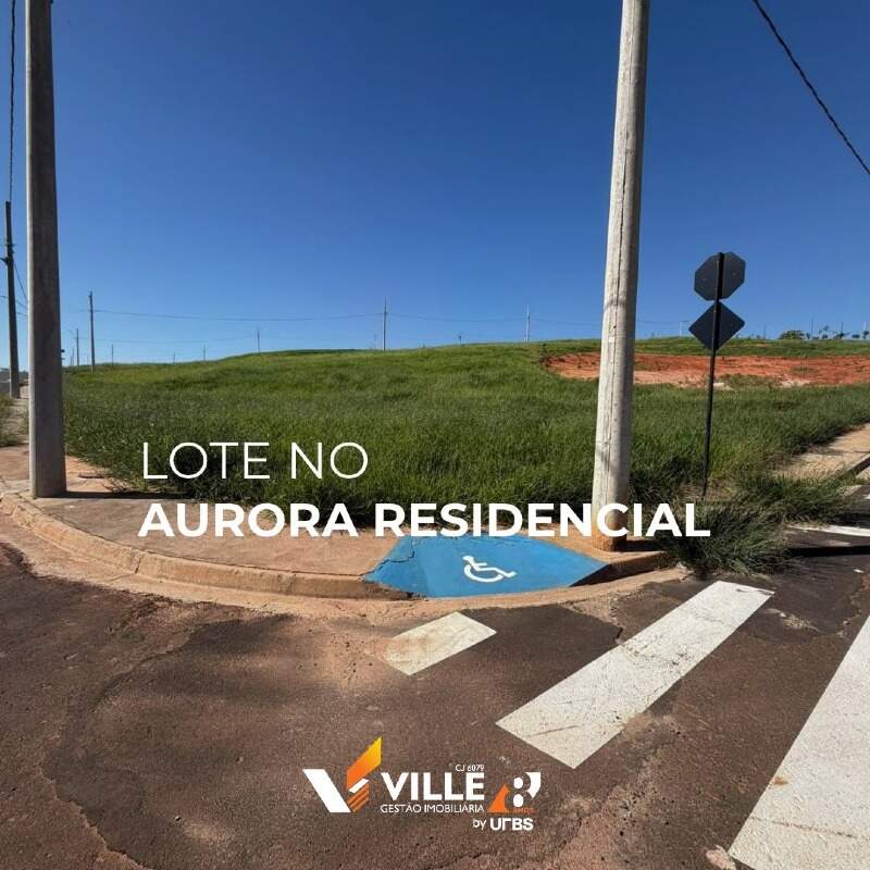 Lote em condomínio à venda no Residencial Aurora : 