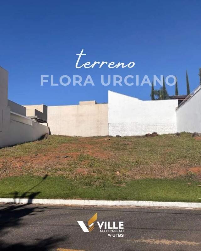 Lote em condomínio à venda no Condomínio Residencial Flora Urciano: 