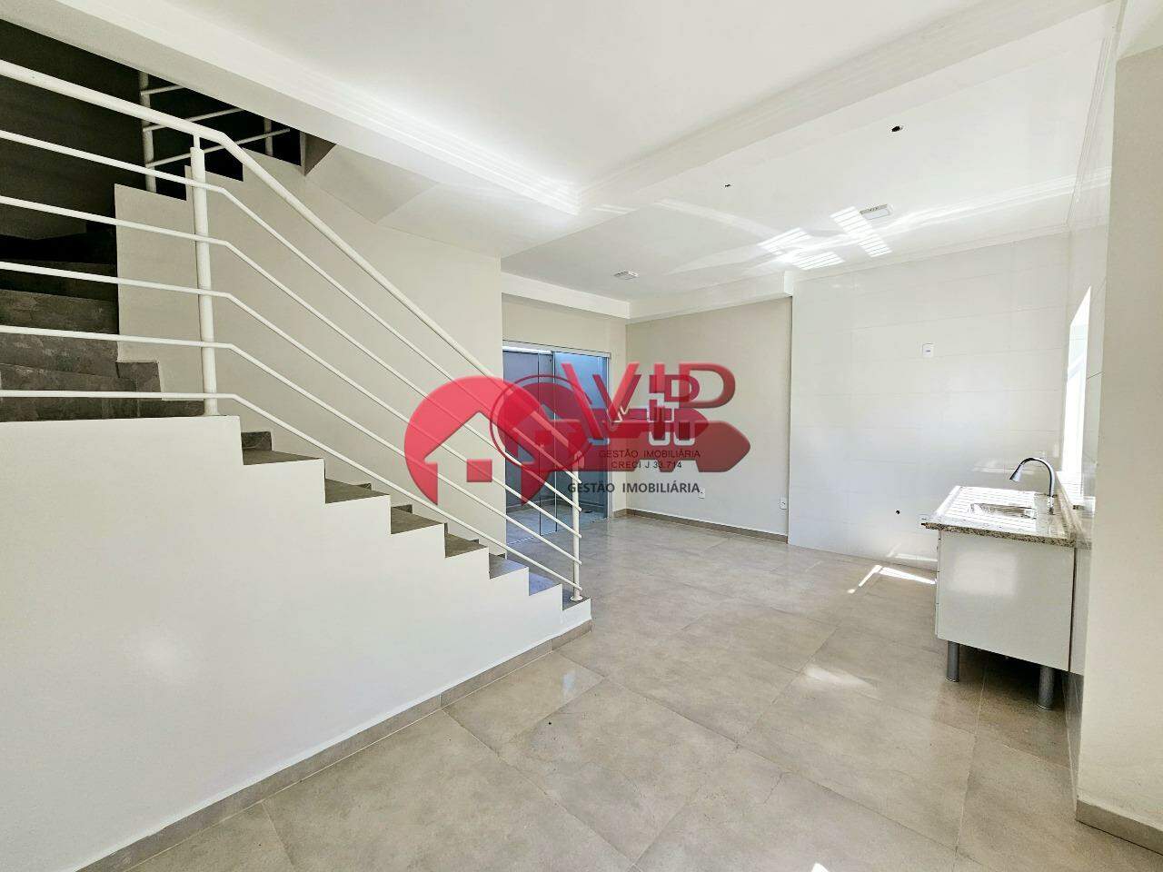 Apartamento à venda no Buenos Aires: Sala estar c/ cozinha americana