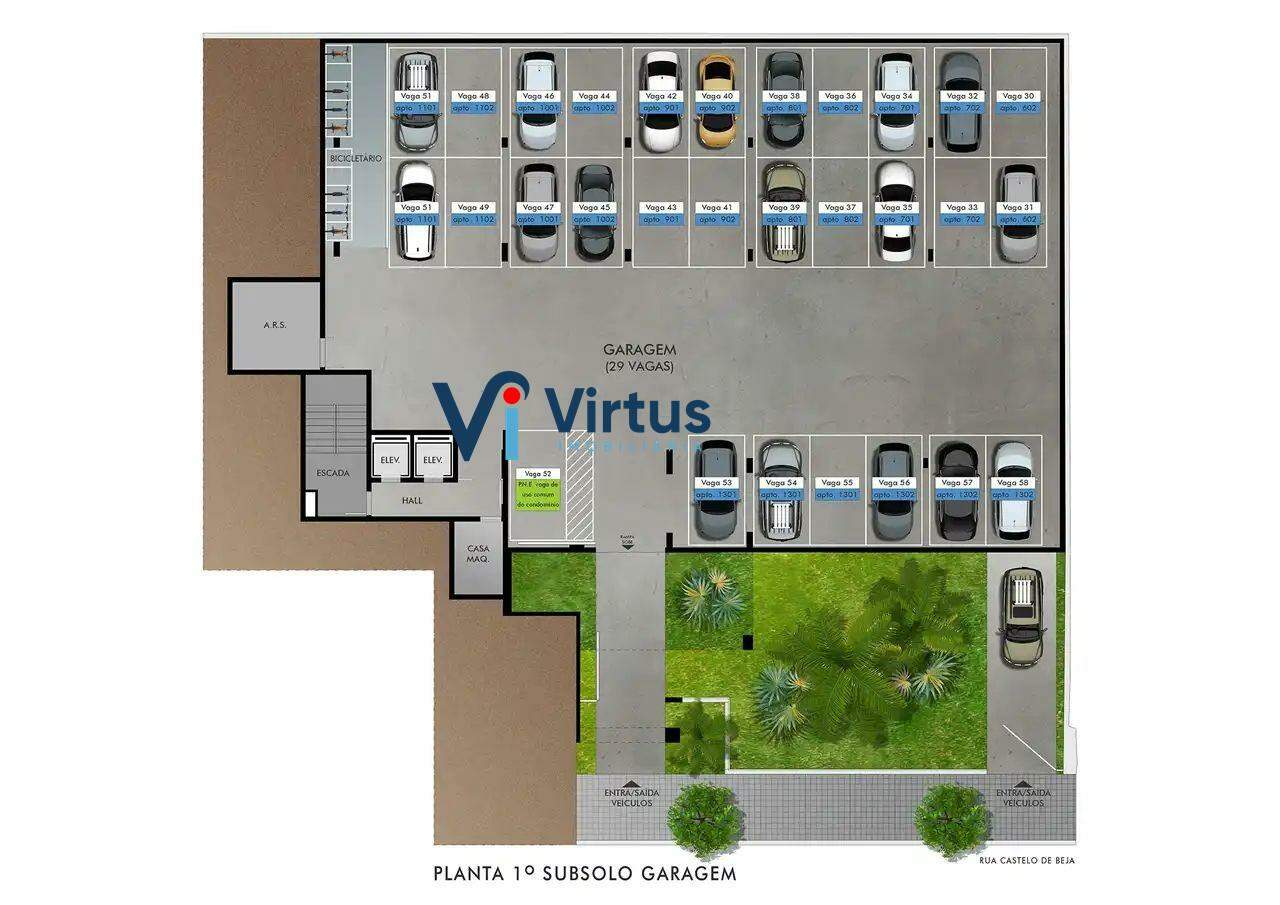 Apartamento à venda no Castelo: 