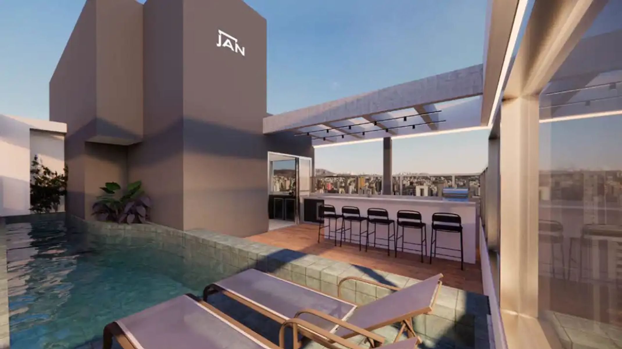 Apartamento à venda no Lourdes: Gourmet e piscina - rooftop